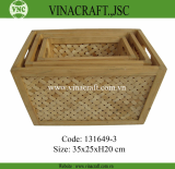  Bamboo Laundry Basket for Bathroom